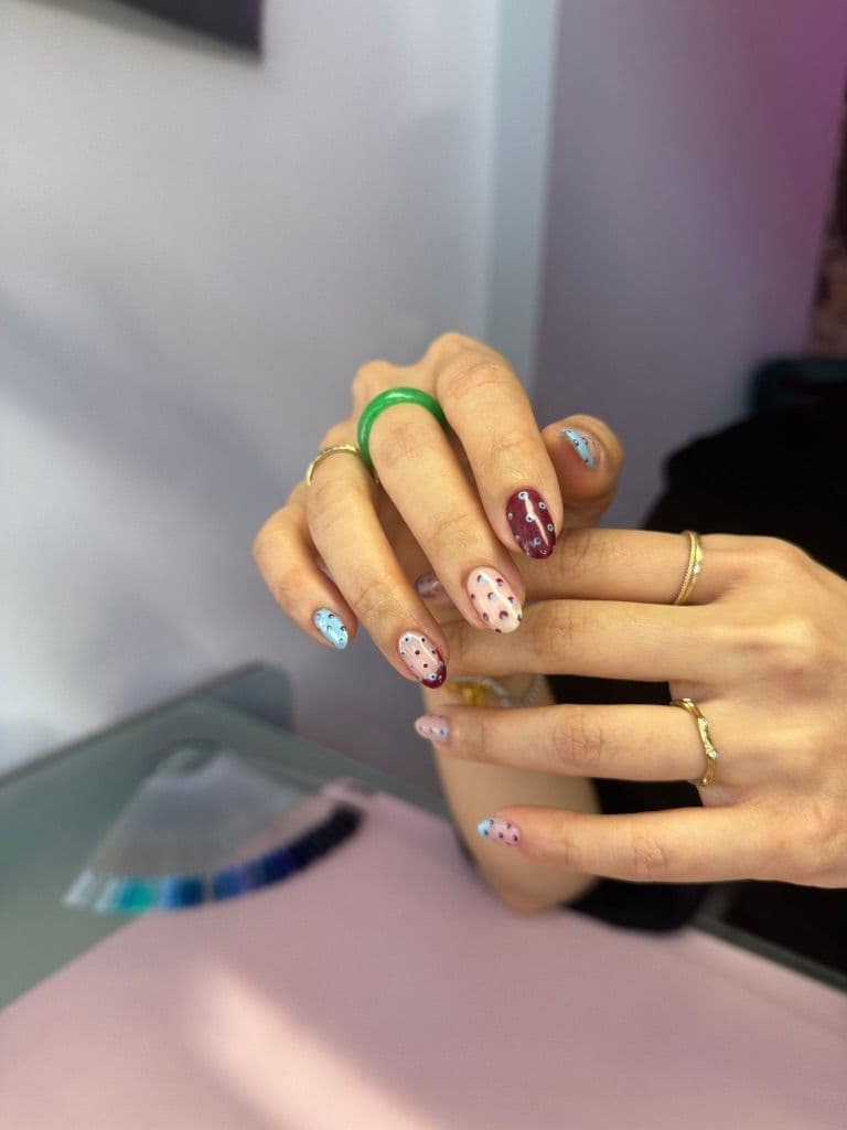 Nail Art work by Nata Beauty, permanent makeup studio in Redland, Bristol