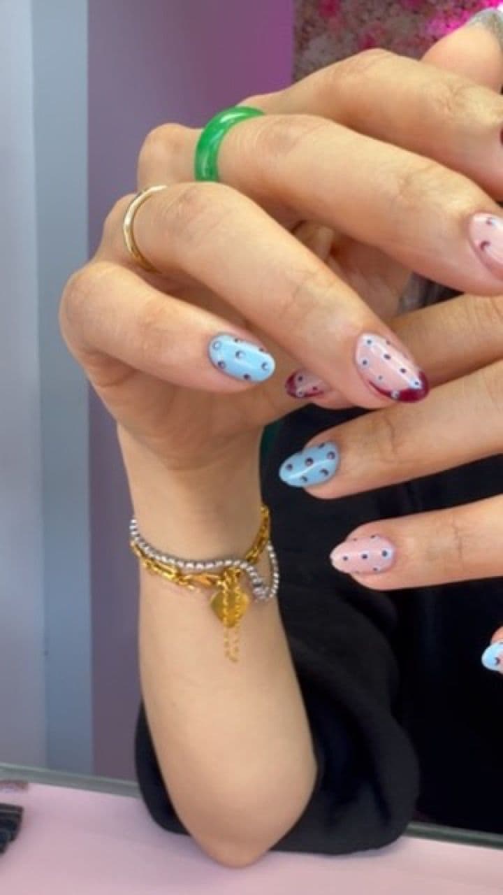 Nail Art work by Nata Beauty, permanent makeup studio in Redland, Bristol