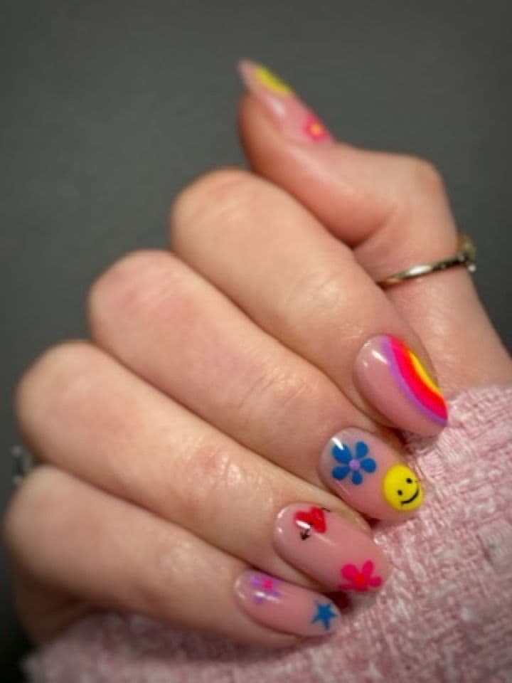 Nail Art work by Nata Beauty, permanent makeup studio in Redland, Bristol