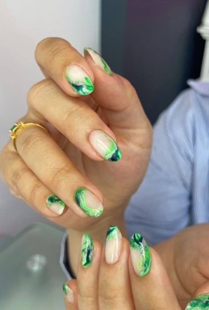 Nail Art work by Nata Beauty, permanent makeup studio in Redland, Bristol