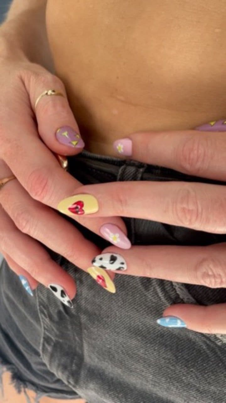 Nail Art work by Nata Beauty, permanent makeup studio in Redland, Bristol